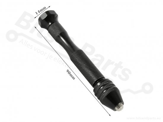 Hand drill for small drill bits 0.3mm - 3.4mm